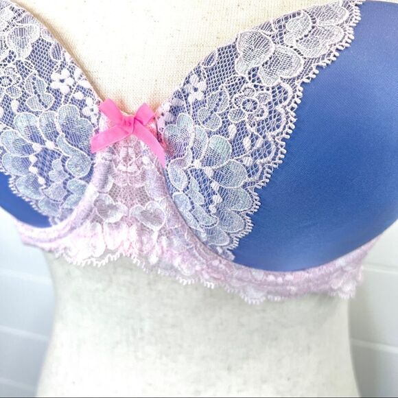 Victoria’s Secret Dream Angels Strapless Multi way pink lace Bra 36B - Picture 2 of 5